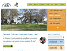 Tablet Screenshot of buhachpreschool.com